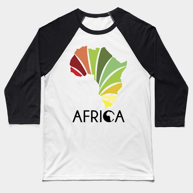 AFRICA Baseball T-Shirt by ReignGFX